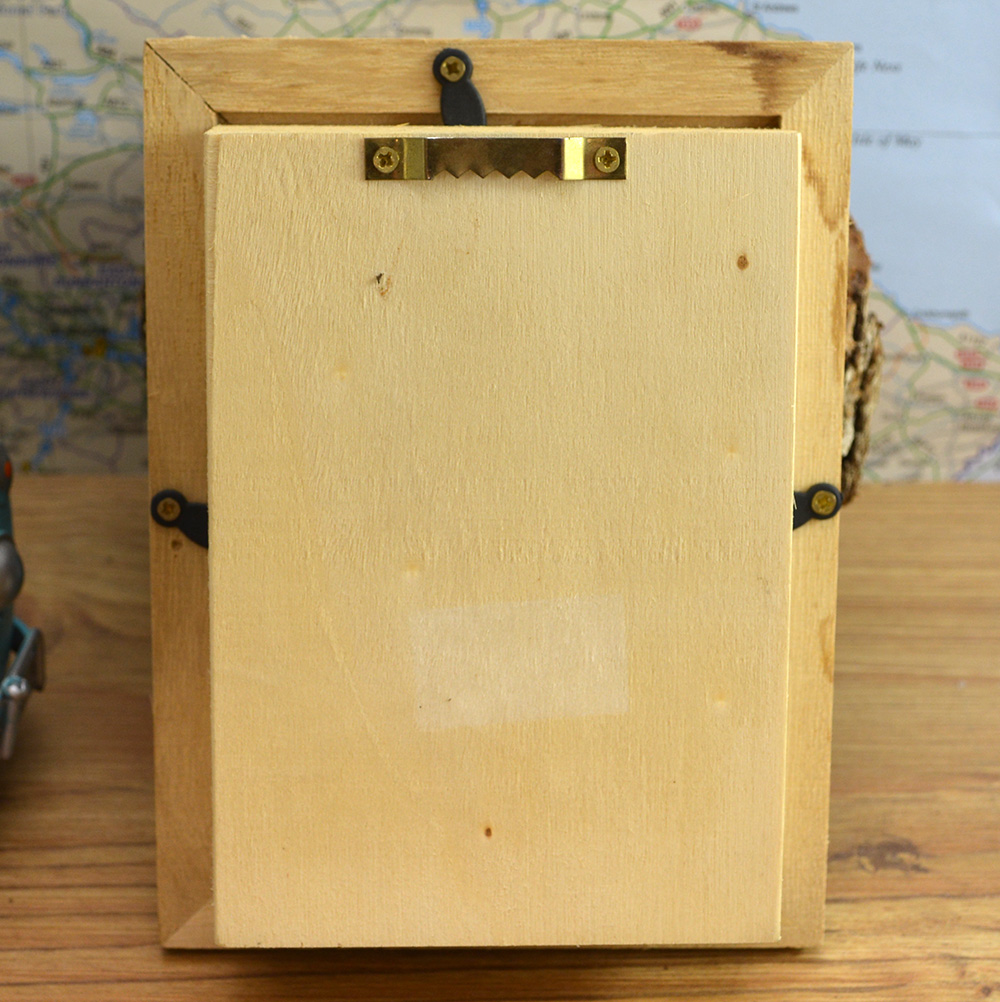 Framed Happy Campers Ceramic VW Campervan - Image 2