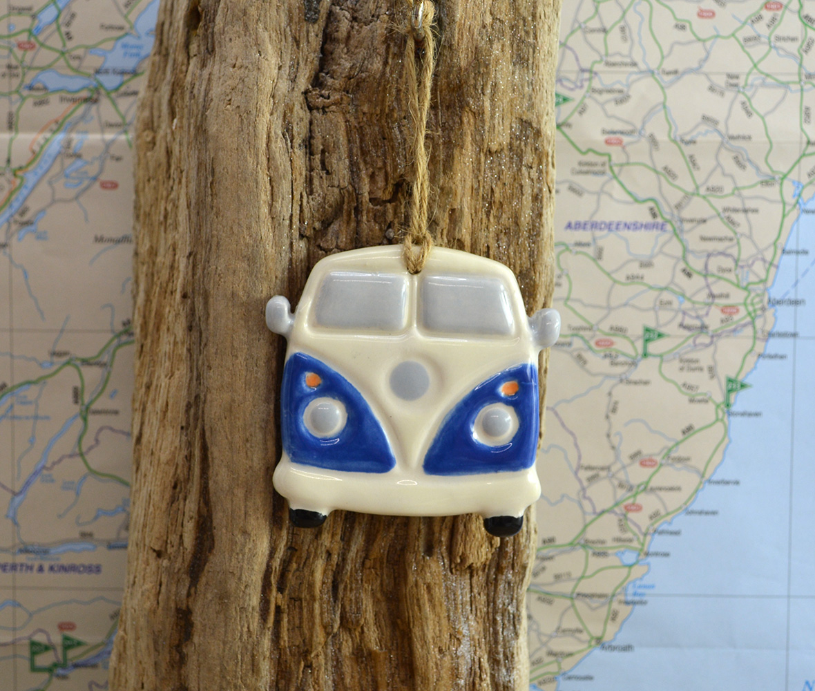 Handmade Ceramic VW Campervan Hanger - Image 8