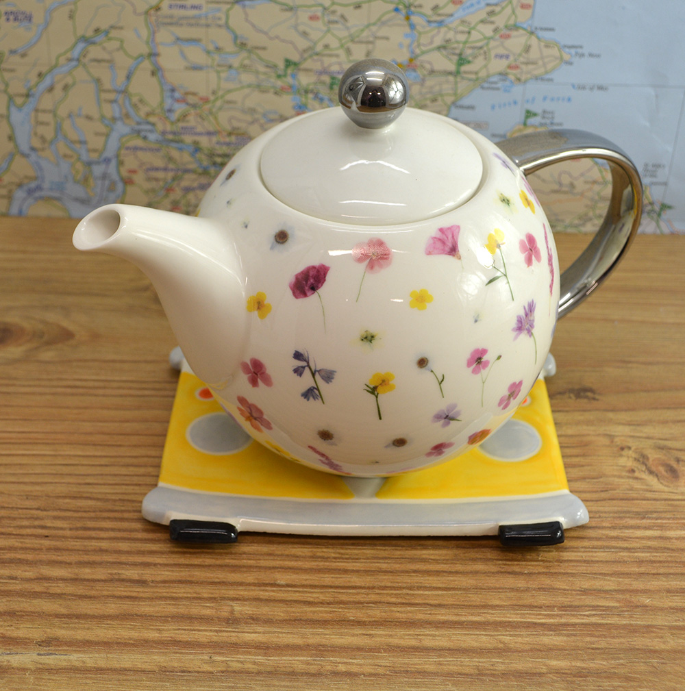 Handmade Ceramic VW Campervan Teapot Stand
