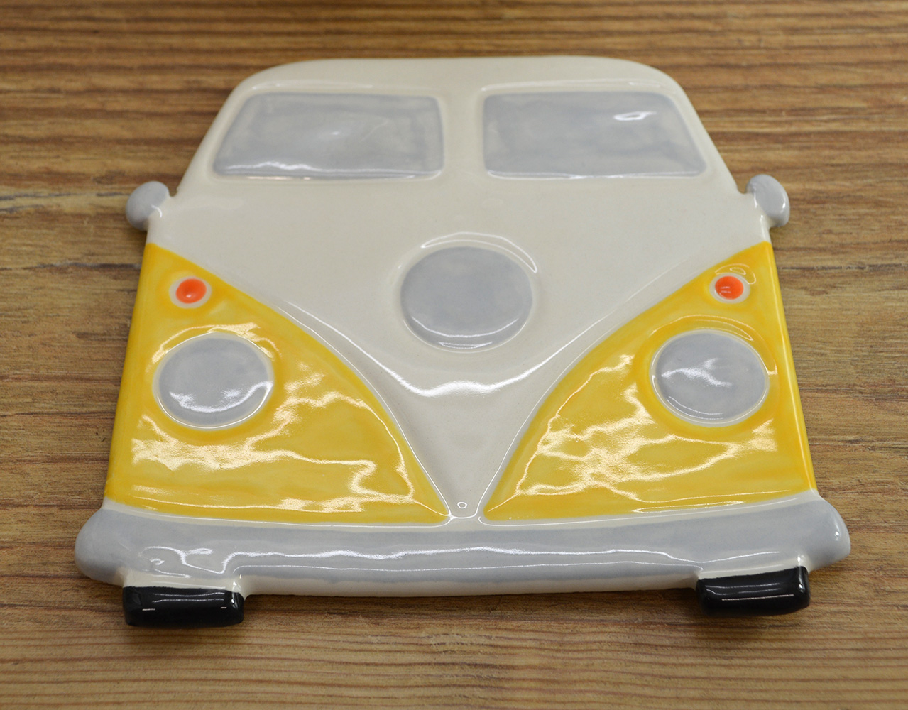 Handmade Ceramic VW Campervan Teapot Stand - Image 3