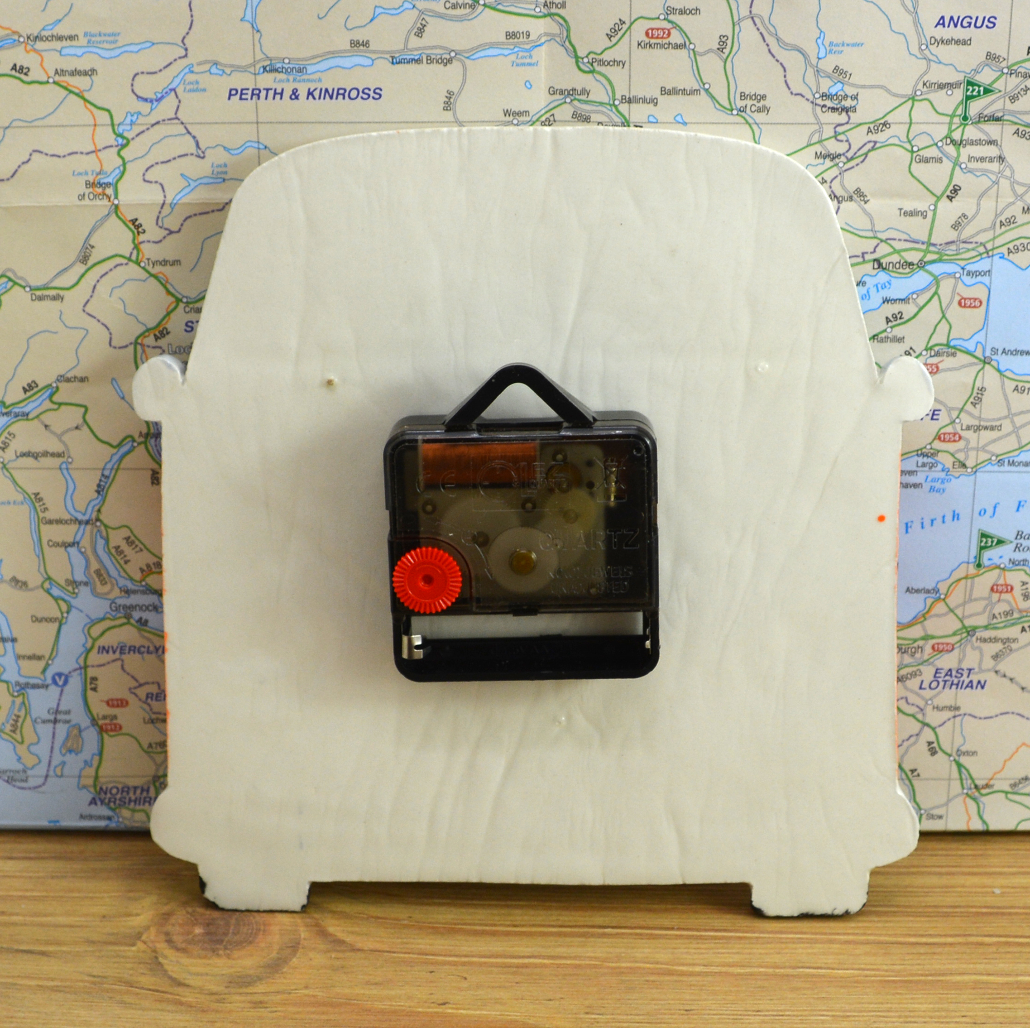 Handmade Ceramic VW Campervan Clock - Image 6