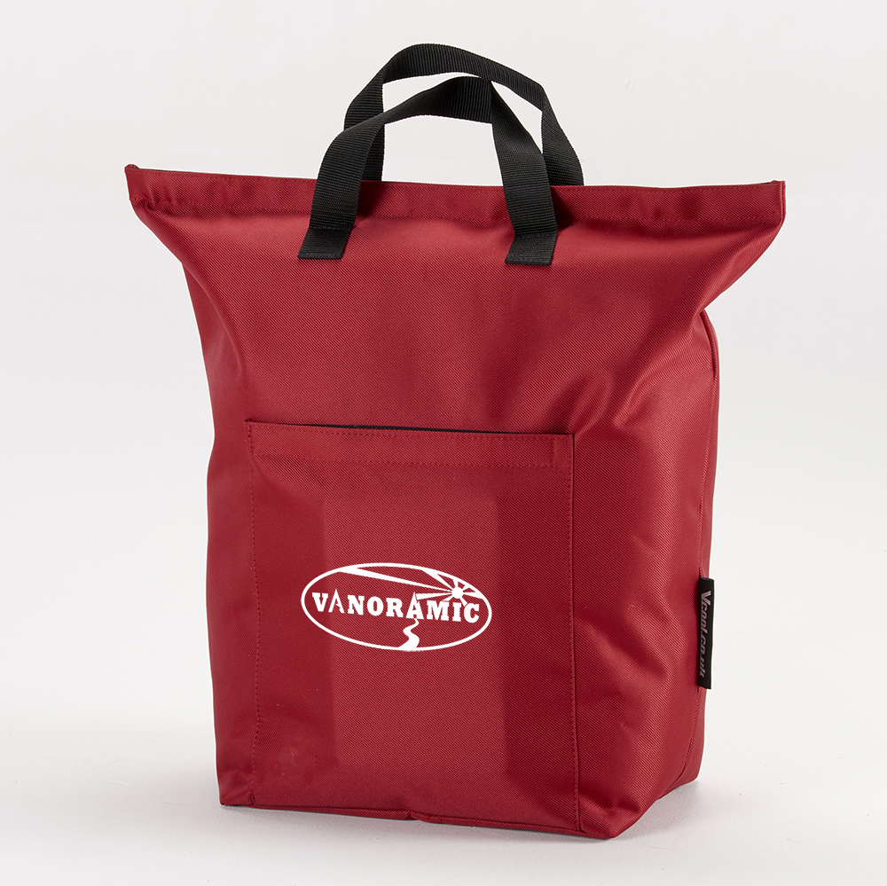 Charcoal / BBQ briquette storage bag camping caravan motorhome campervan Red