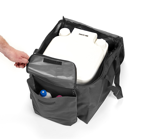 Small Porta Potti Carry Storage Bag Camping Campervan Caravan Motorhome Black - Image 3